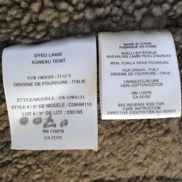 Helmut Lang Weathered Shearling Jacket  - Small - Picture 10 of 16